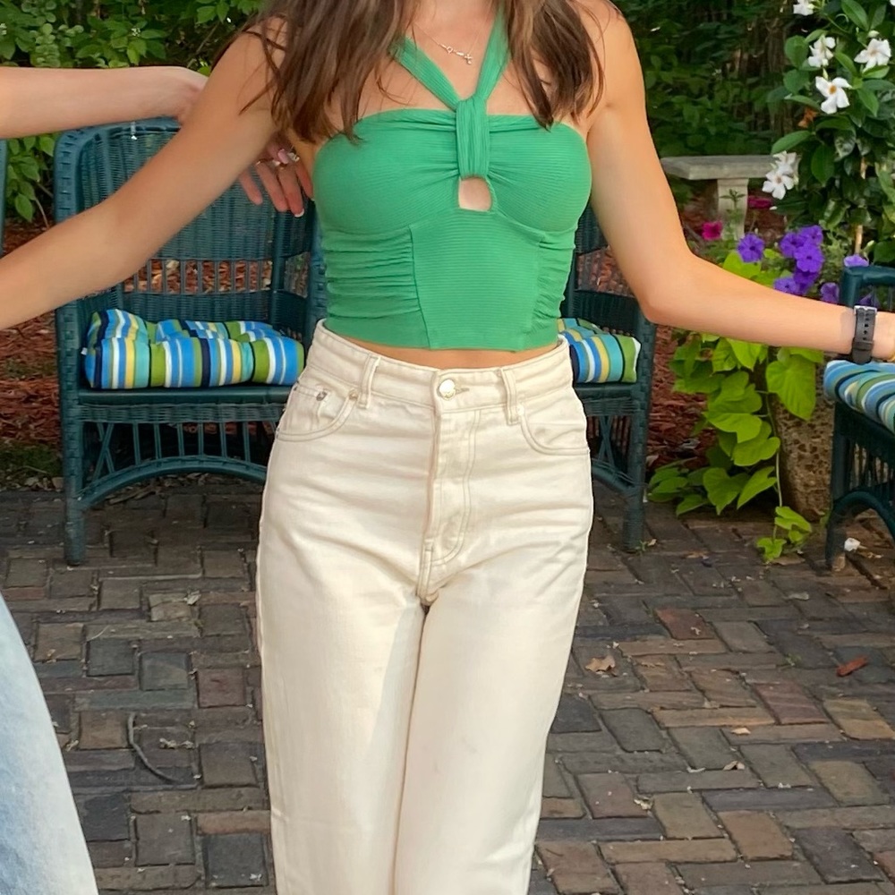 Urban Outfitters Green Halter